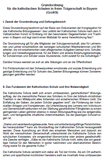 grundordnung katholische schulen